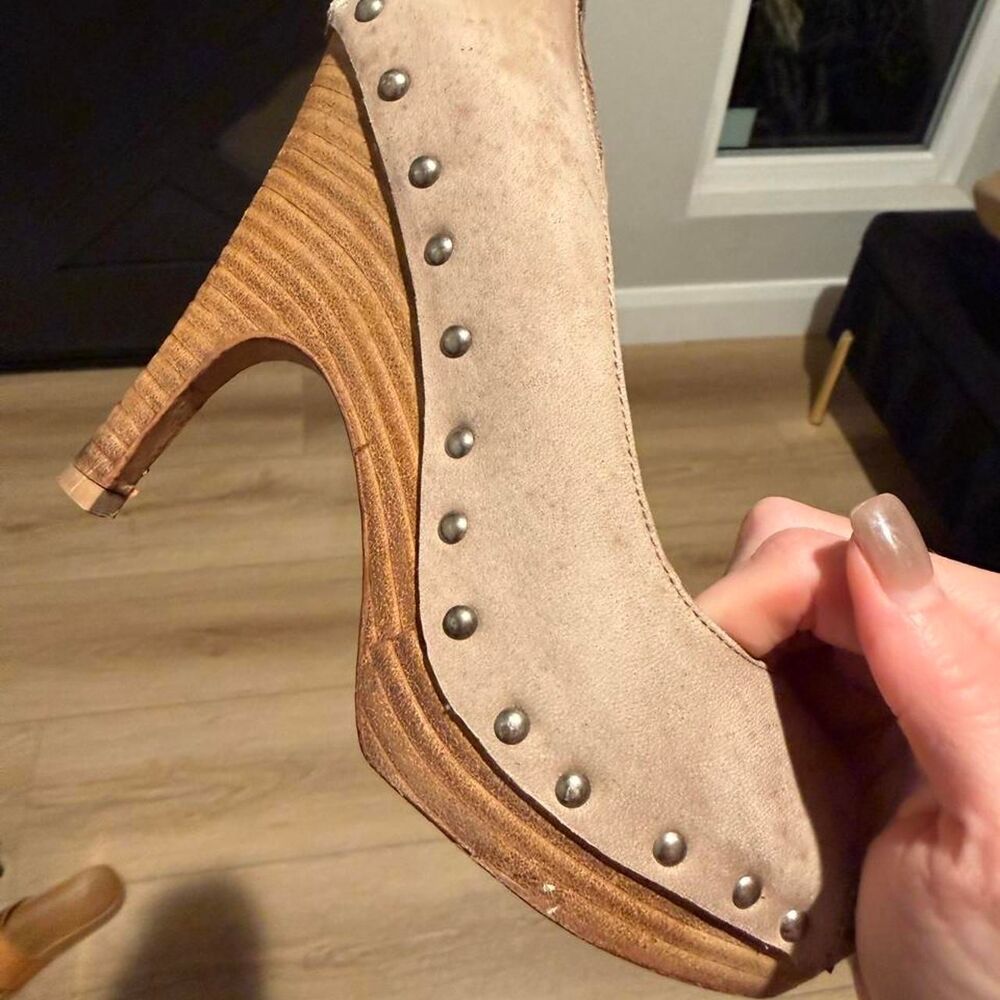 Dolce Vita Women's Tan and Brown Clog/Pump Hybrid